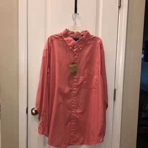 Brand new with tags men’s salmon voles dress shirt